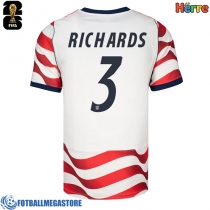 Fotballdrakt Herre Forente stater Chris Richards #3 Hjemmedrakt VM 2026 Kortermet